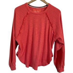 Anthropologie Pilco Coral Pull Over Sweater Women’s Size Medium